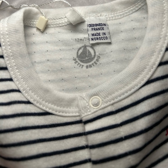 NWT PETIT BADEAU Baby Girl’s Long Sleeve Dress with Leggings- Multi/ Size 12M - Picture 7 of 14